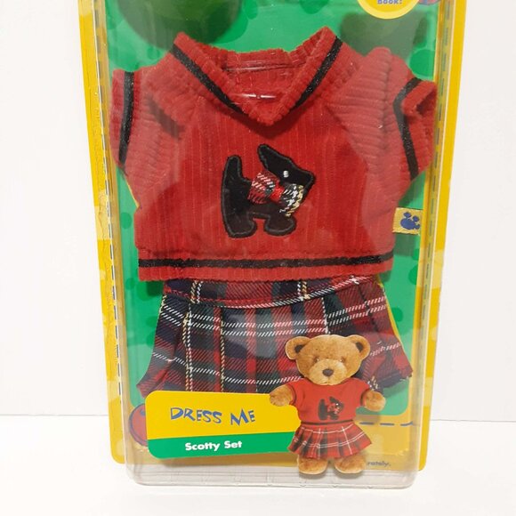 Build-A-Bear DRESS ME " Scotty Set " Vintage 2004 NEW NOS Fits 7" Bears - Picture 2 of 3